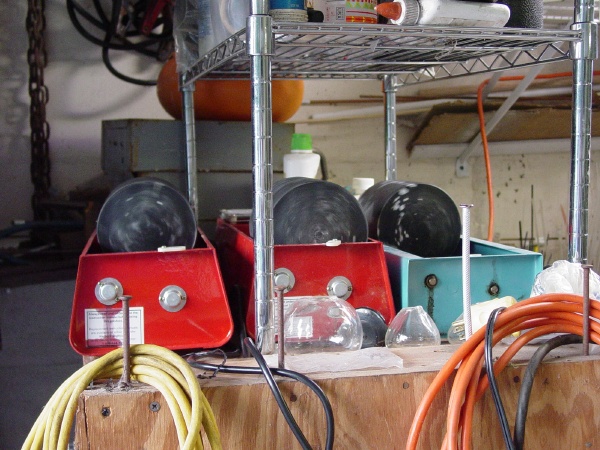 Tumbling furnace beads in a rock tumbler to finish and polish
