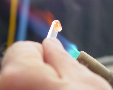 mashing with tweezers