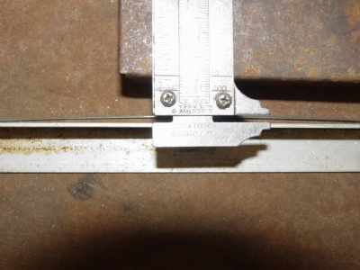 measuring the thread